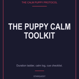 Puppy Calm Toolkit + Tracker
